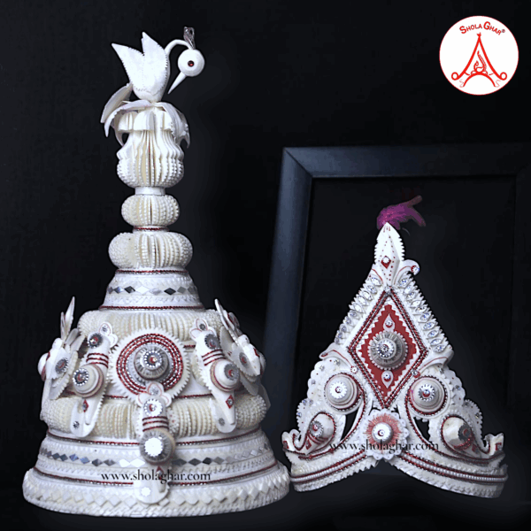 Sampurna Topor Mukut Set (Red)