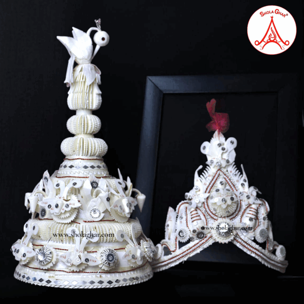 Prafulla Topor - Mukut Set (Red)