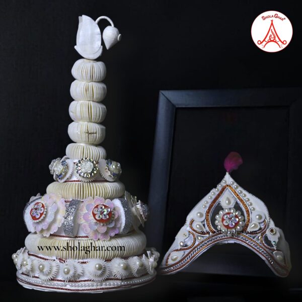 Sonajhuri Topor Mukut Set (Red)