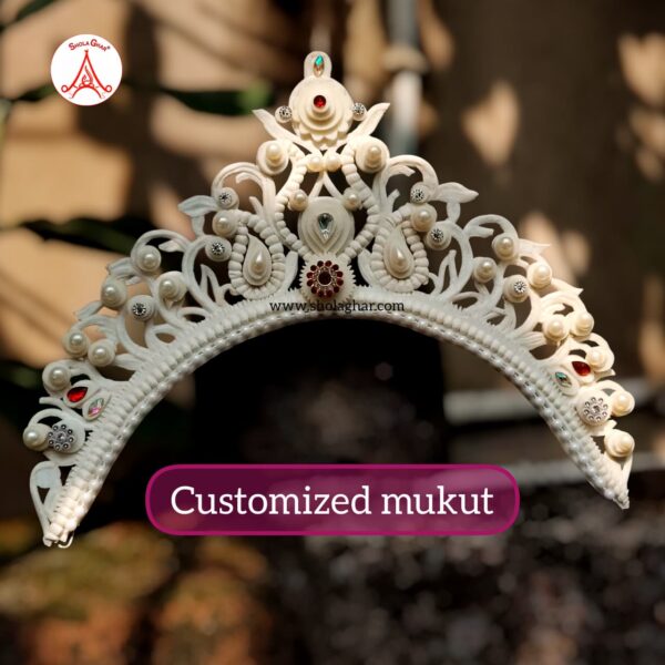 Arundhuti Bridal Mukut (pearl)