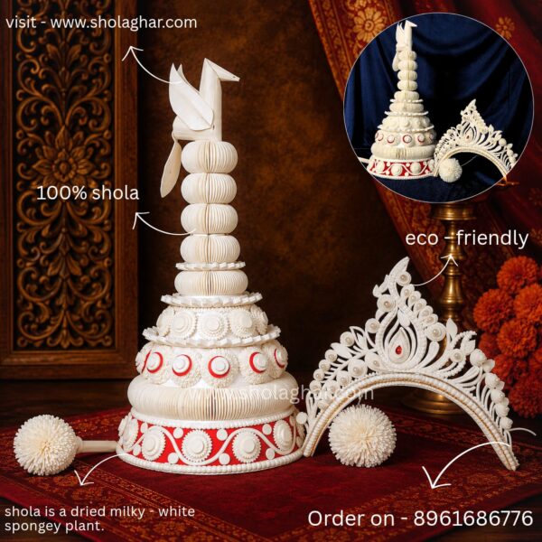 Onkona Bridal Topor-Mukut Set
