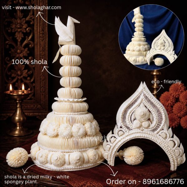 Moheswari Topor Mukut Set