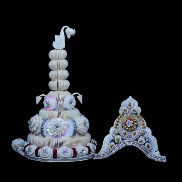 Laal Chumki Topor Mukut Set