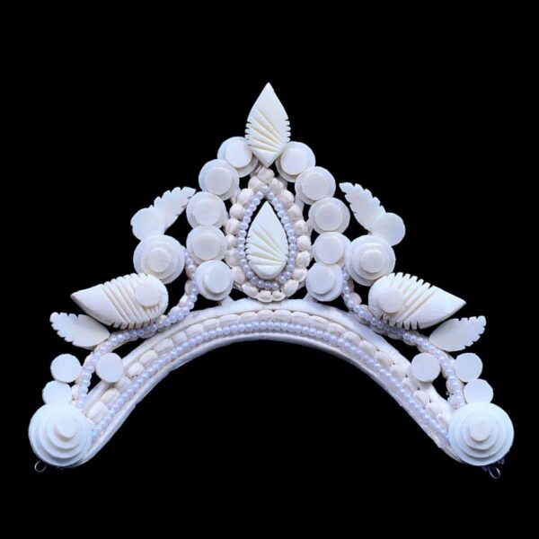 Kumari Baby Girl Mukut (Pearl Version)