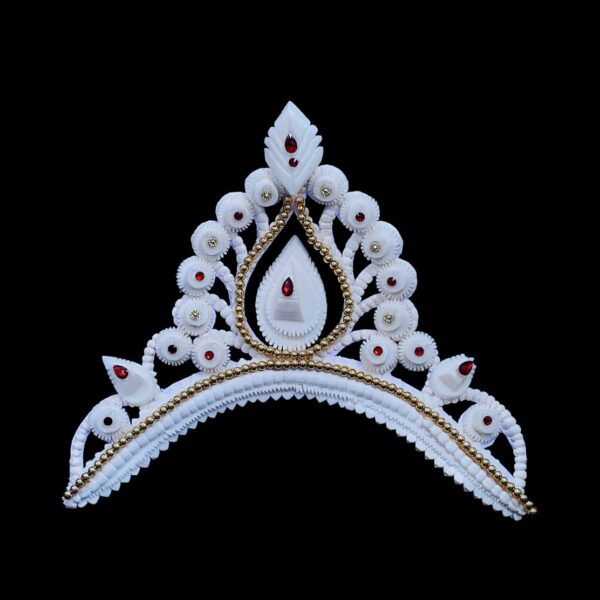 Mandir Baby Girl Mukut (Golden Version)