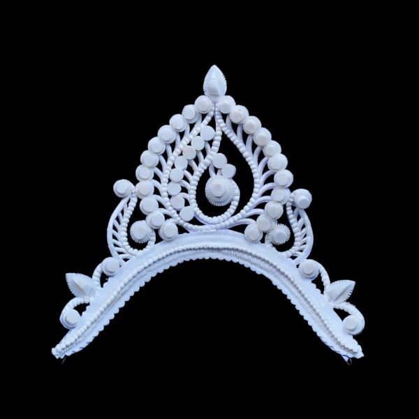 Madhobilota Bridal Mukut (White)