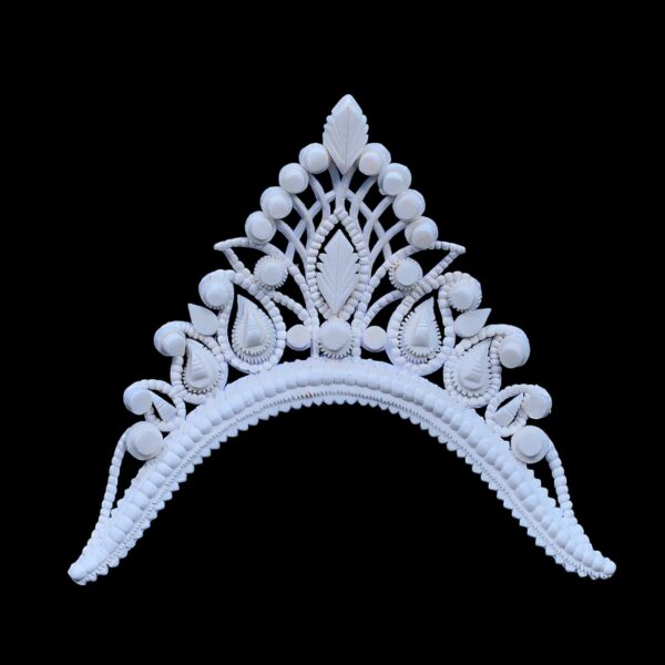 Nayantara Bridal Mukut (White)