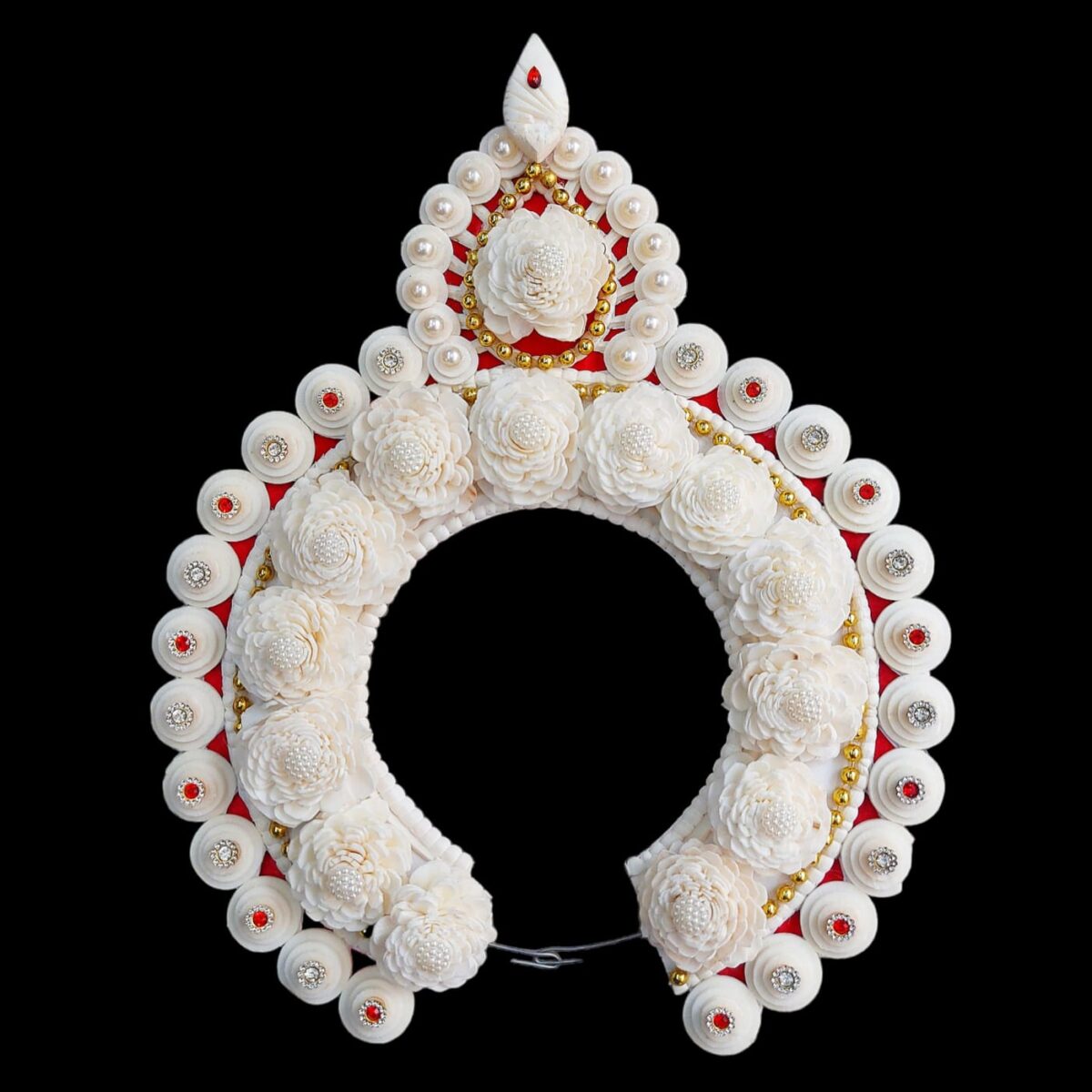 Shola Ghar's Bridal Crown is made up of high quality Shola