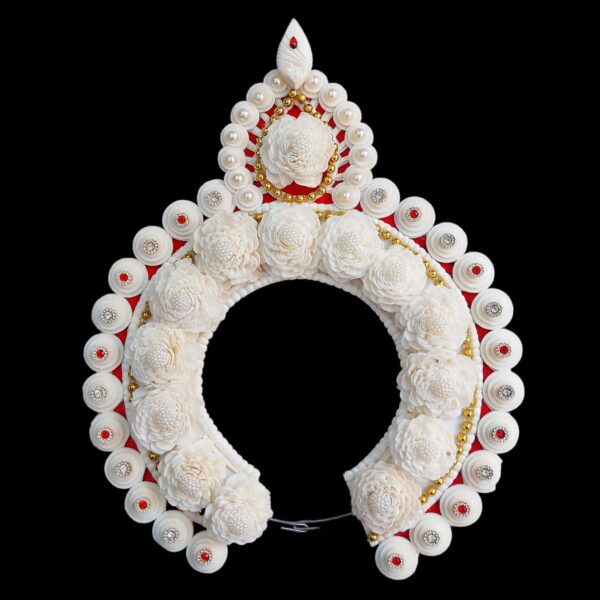 Shola Ghar's Bridal Crown is made up of high quality Shola