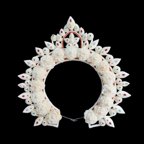Shola Ghar's Bridal Crown is made up of high quality Shola