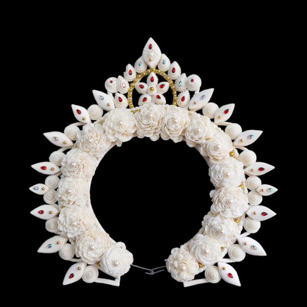 Shola Ghar's Bridal Crown is made up of high quality Shola