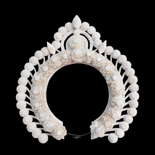 Shola Ghar's Bridal Crown is made up of high quality Shola