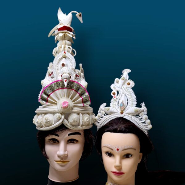 Mayur Topor Mukut Set (Pagri)