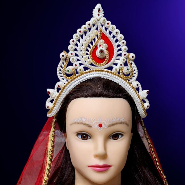 Madhobilota Bridal Mukut (Golden)