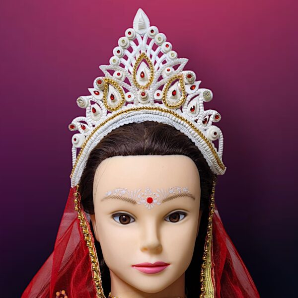 Nayantara Bridal Mukut(White)