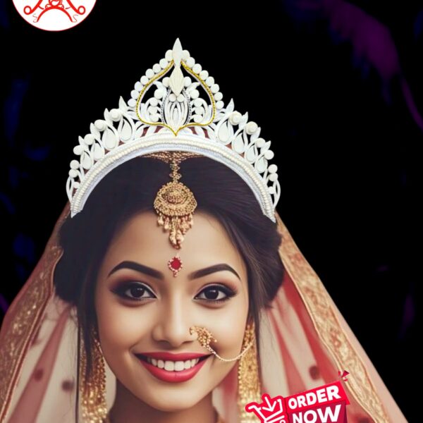 Sampurna Bridal Mukut (Golden)