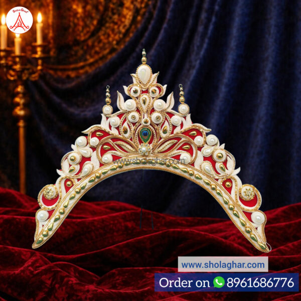 nandini Bridal Mukut (Golden )