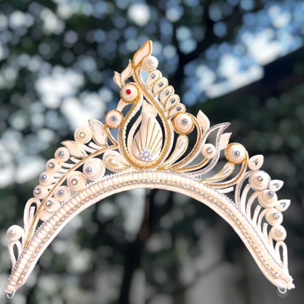 Bonmohuya Bridal Mukut (Golden)