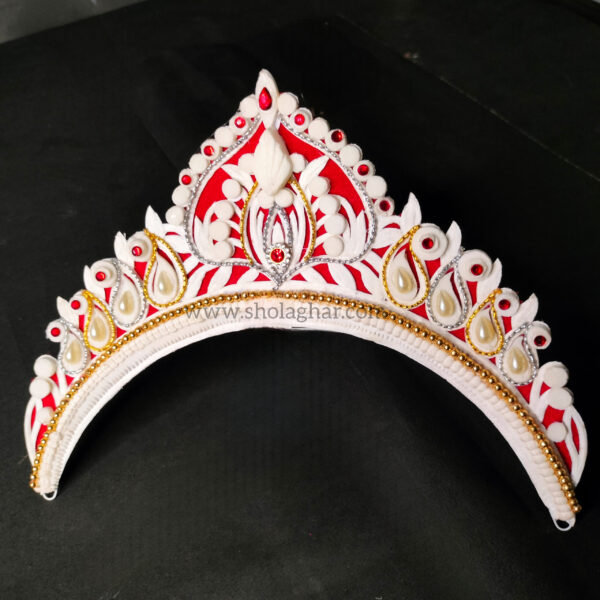 Sampurna Bridal Mukut(Red)
